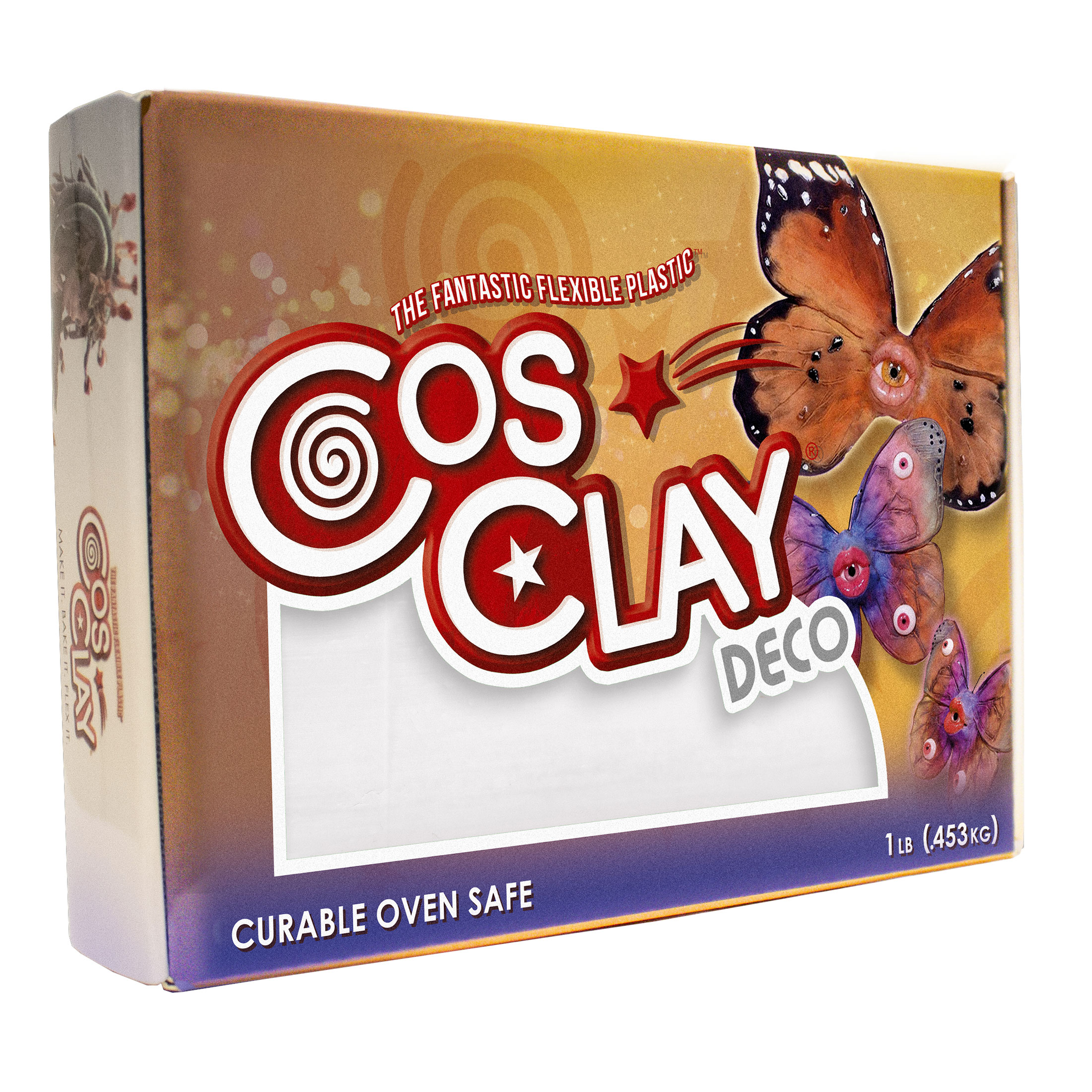 White Polymer Clay by CosClay DECO / Made in USA